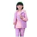 jaquetas de bebê colete colete ternos / crianças meninas set para o inverno casaco acolchoado de algodão